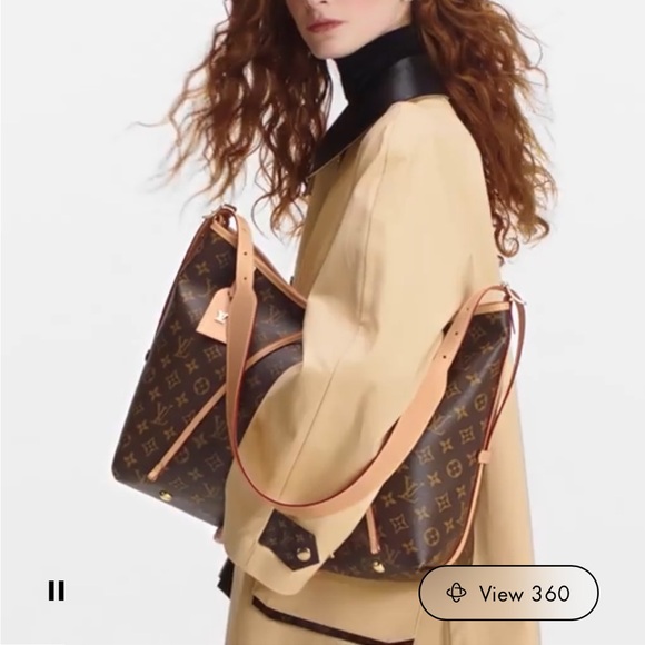 Louis Vuitton Brown Monogram Women's Bag CARRYALL MM - Picture 14 of 16